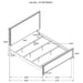Baker Wood California King Panel Bed Light Taupe