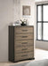 Baker 5-drawer Bedroom Chest Light Taupe