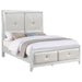 Larue Wood Eastern King Panel Bed Silver