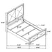 Larue Wood Queen Panel Bed Silver