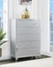 Larue 5-drawer Bedroom Chest Silver