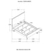 Nathan Wood California King Panel Bed Grey