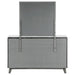 Nathan 6-drawer Dresser with Mirror Grey