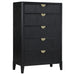 Brookmead 5-piece Eastern King Bedroom Set Black
