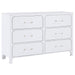 Anastasia 4-piece Eastern King Bedroom Set Pearl White