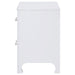 Anastasia 2-drawer Nightstand Pearl White