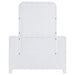 Anastasia 6-drawer Dresser with Mirror Pearl White
