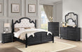 Celina 3-drawer Nightstand Black