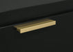 Caraway 2-drawer Nightstand Black