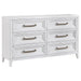 Marielle 4-piece Eastern King Bedroom Set Distressed White