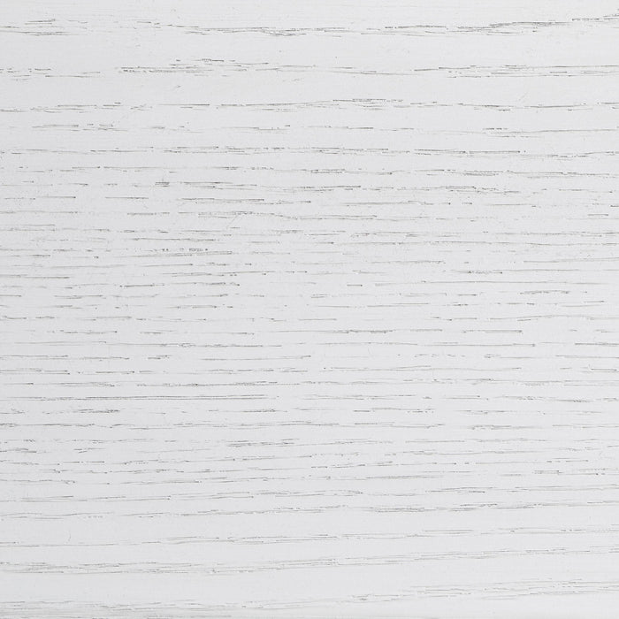 Marielle Eastern King Upholstered Panel Bed Distressed White