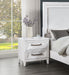 Marielle 2-drawer Nightstand Bedside Table Distressed White