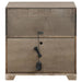 Kenora 1-drawer Nightstand Bedside Table Barley Brown