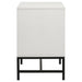 Sonora 2-drawer Nightstand Bedside Table White