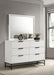 Sonora 6-drawer Dresser with Mirror White