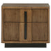 Terrace 2-drawer Nightstand Bedside Table Ash Brown