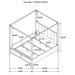 Gran Park Eastern King Canopy Bed Dark Cocoa