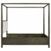 Gran Park Queen Canopy Bed Dark Cocoa
