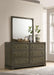 Gran Park 6-drawer Dresser and Mirror Dark Cocoa