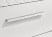 Ives 5-piece Eastern King Bedroom Set White High Gloss