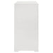 Ives 6-drawer Dresser Cabinet White High Gloss
