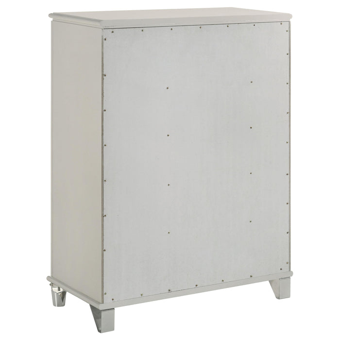 Olivia 5-piece Eastern King Bedroom Set Pearl White