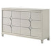 Olivia 6-drawer Dresser Cabinet Pearl White