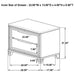 Marmore 5-piece California King Bedroom Set White