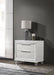Marmore 2-drawer Nightstand Bedside Table White