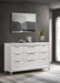 Marmore 9-drawer Dresser Cabinet White