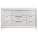 Marmore 9-drawer Dresser Cabinet White