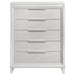Marmore 5-drawer Bedroom Chest of Drawers White