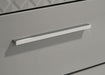 Ives 6-drawer Dresser Cabinet Grey High Gloss