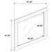 Ives Dresser Mirror Grey High Gloss