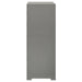 Ives 5-drawer Bedroom Chest of Drawers Grey High Gloss
