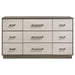 Fenwick 9-drawer Dresser Grey Oak