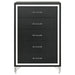 Lucia 5-drawer Bedroom Chest of Drawers Black