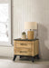 Kaywood 2-drawer Nightstand Bedside Table Natural Pine