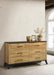 Kaywood 6-drawer Dresser Cabinet Natural Pine
