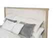 Kailani 49-inch Eastern King Wingback Bed Beige Oak