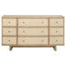 Kailani 9-drawer Dresser Cabinet Beige Oak