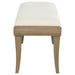 Revello Upholstered Bedroom Bed End Bench Washed Mango
