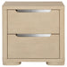Ladera 2-drawer Nightstand Bedside Table Light Elm