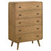 Robyn 5-piece Eastern King Bedroom Set Light Ash