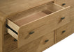 Robyn 6-drawer Bedroom Dresser Light Ash