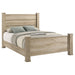 Oakglen 55-inch Eastern King Panel Bed Weathered Oak