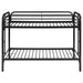 Morgan Metal Twin Over Twin Bunk Bed Black