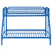 Morgan Metal Twin Over Full Bunk Bed Blue