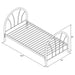 Marjorie Metal Twin Open Frame Bed White
