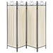 Dove 4-Panel Room Divider Folding Shoji Screen Beige